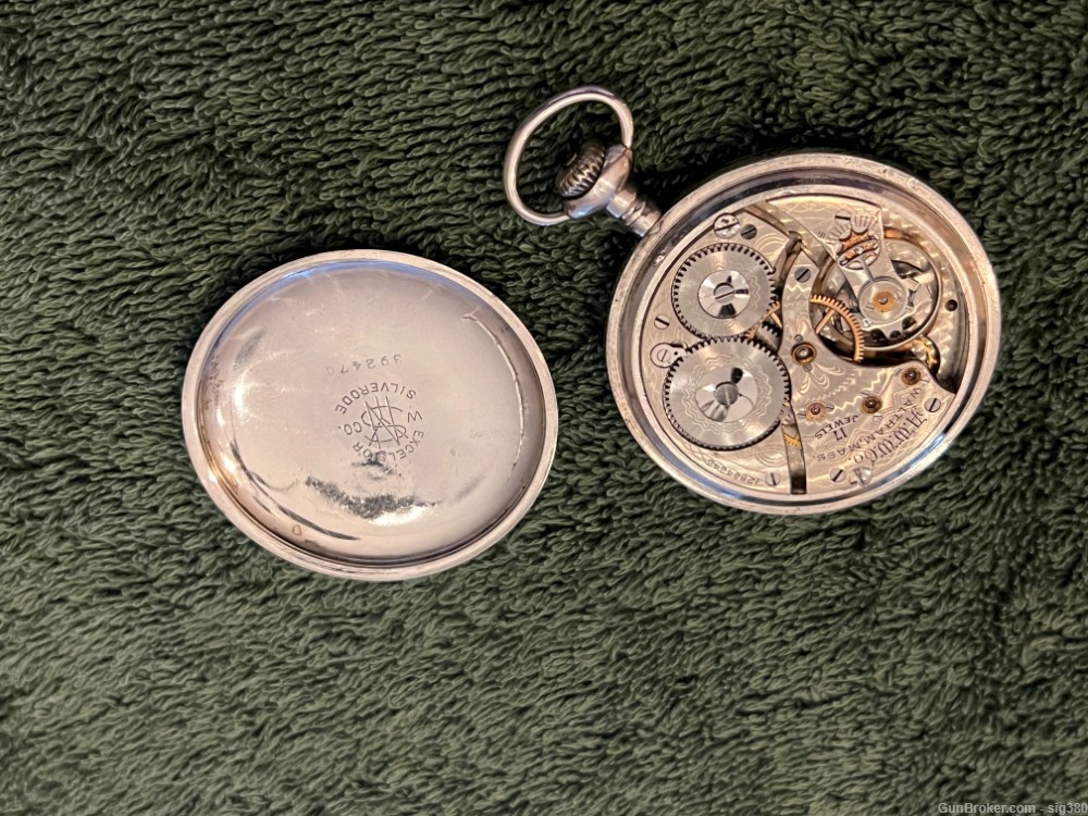 ANTIQUE WALTHAM MODEL 1899 S16 17J POCKET WATCH, MADE 1906, RUNNING-img-1