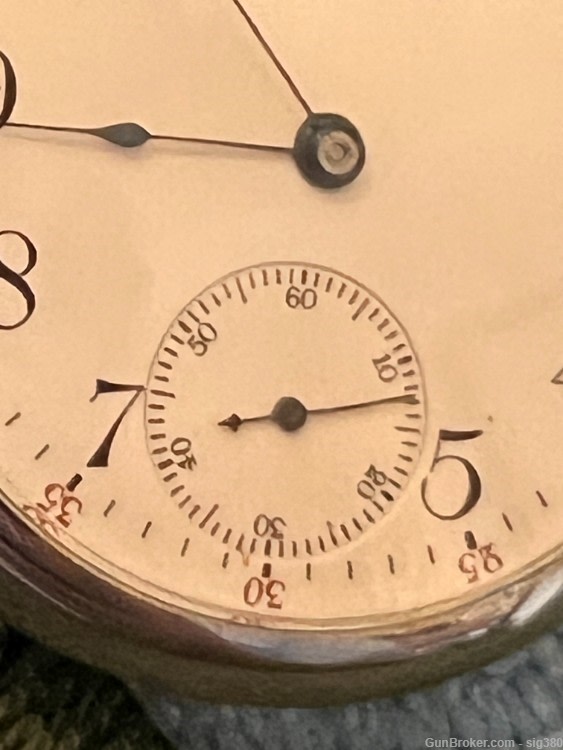 ANTIQUE WALTHAM MODEL 1899 S16 17J POCKET WATCH, MADE 1906, RUNNING-img-8