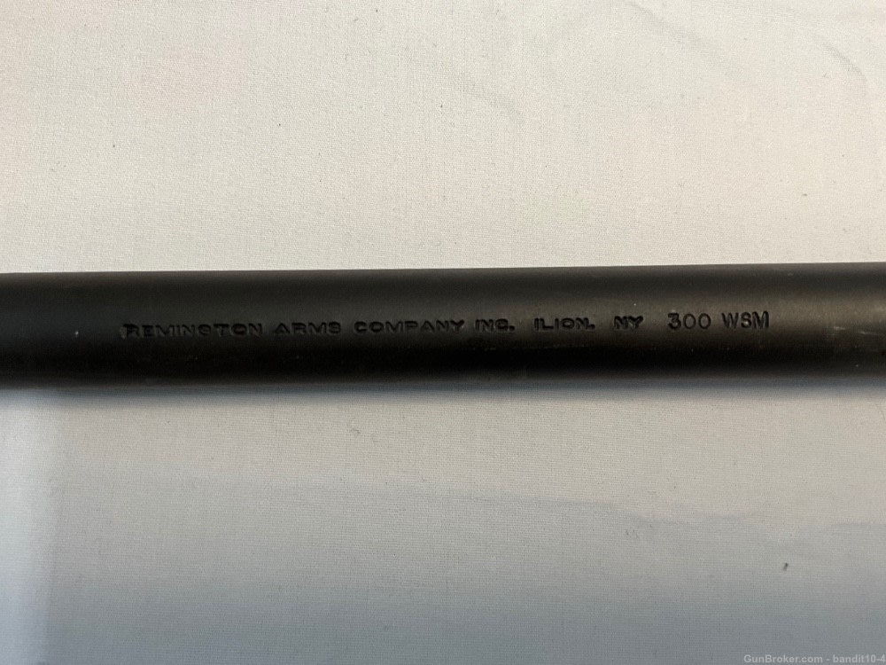 Remington 24” Steel Barrel- 300 WSM- Black Finish- (084)-img-1