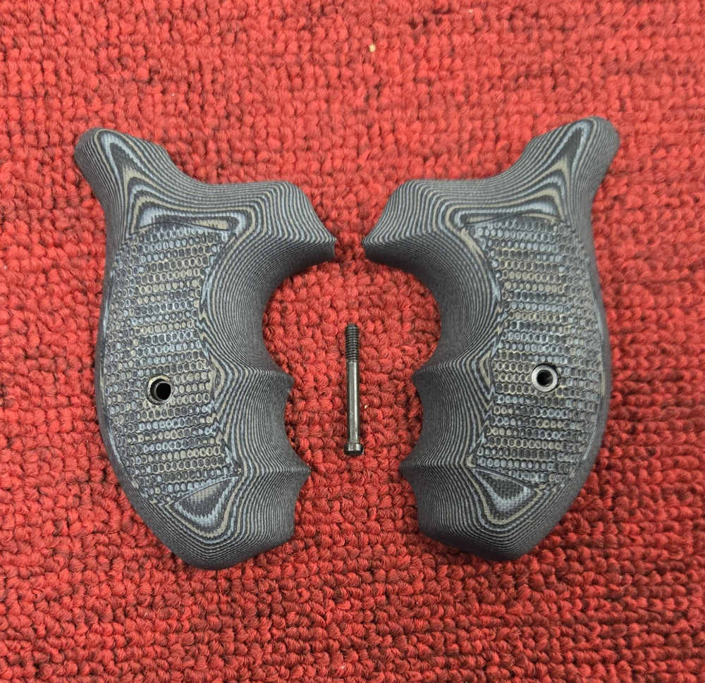 Hogue Kimber K6S Extreme Series Grips Grey G10 2606LM41137SN*N-img-1