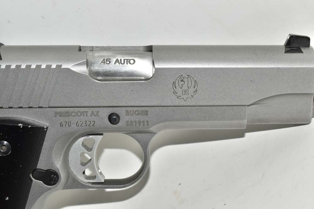 Ruger SR1911 Commander-Style .45 Auto Stainless Model 6702 w/ 8-Rd Mag-img-2