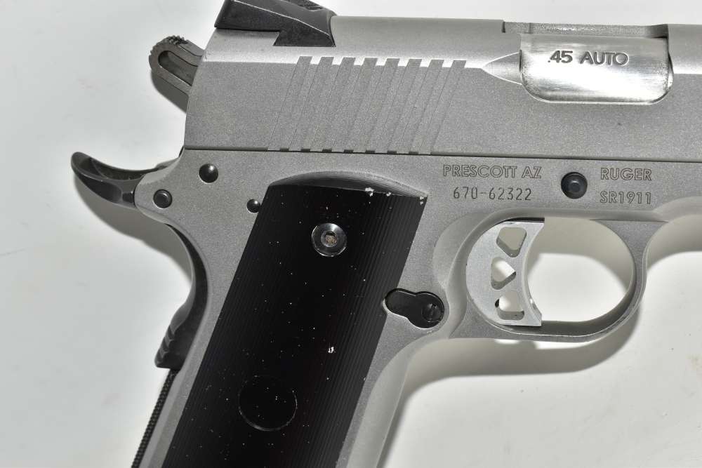 Ruger SR1911 Commander-Style .45 Auto Stainless Model 6702 w/ 8-Rd Mag-img-3