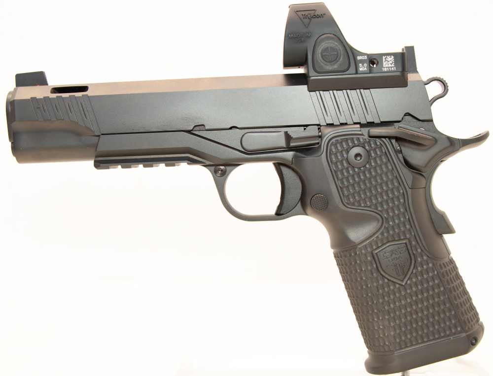 Cabot Insurrection Doublestack Custom 1911 Black DLC 9mm/5" w/ Trijicon SRO-img-2