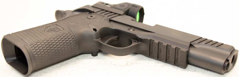 Cabot Insurrection Doublestack Custom 1911 Black DLC 9mm/5" w/ Trijicon SRO-img-3