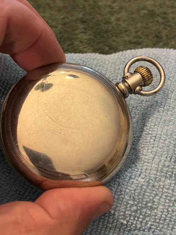 ANTIQUE WALTHAM MODEL 1883 S18 17J POCKET WATCH, MADE 1908, RUNNING-img-15