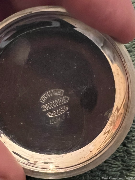 ANTIQUE WALTHAM MODEL 1883 S18 17J POCKET WATCH, MADE 1908, RUNNING-img-9
