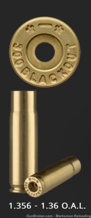 Starline 300 BLK Brass, 300 Blackout, AAC BLACKOUT- 200 count-img-1