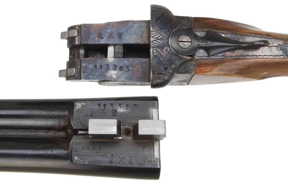 Hijos de Victor Aramberri Side by Side 12 GA Shotgun 28" bbl 1965 mfg C&R-img-14
