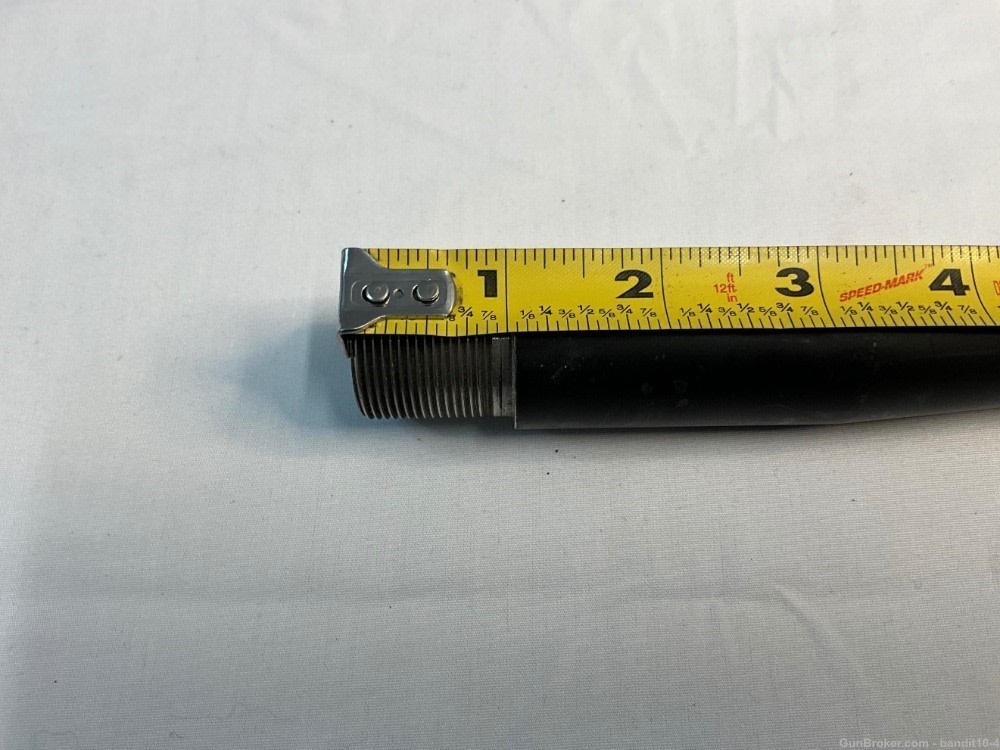 Custom Benchrest 28” Threaded Steel Barrel - Black Finish - 087-img-2