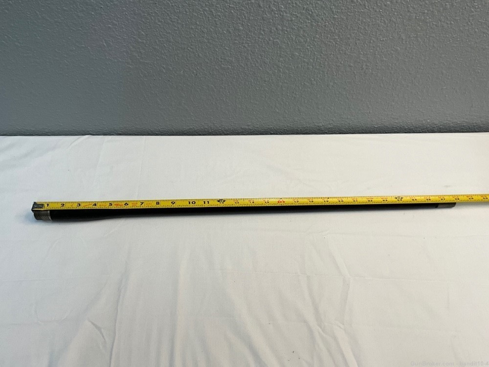 Custom Benchrest 28” Threaded Steel Barrel - Black Finish - 087-img-1