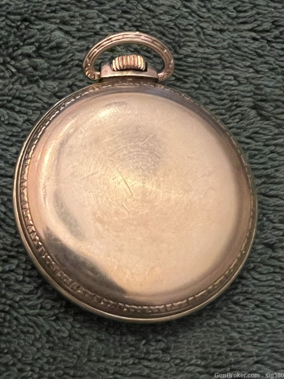 VINTAGE ELGIN SWISS MODEL 324 S16 17J POCKET WATCH, MADE 1960s, RUNNING-img-4