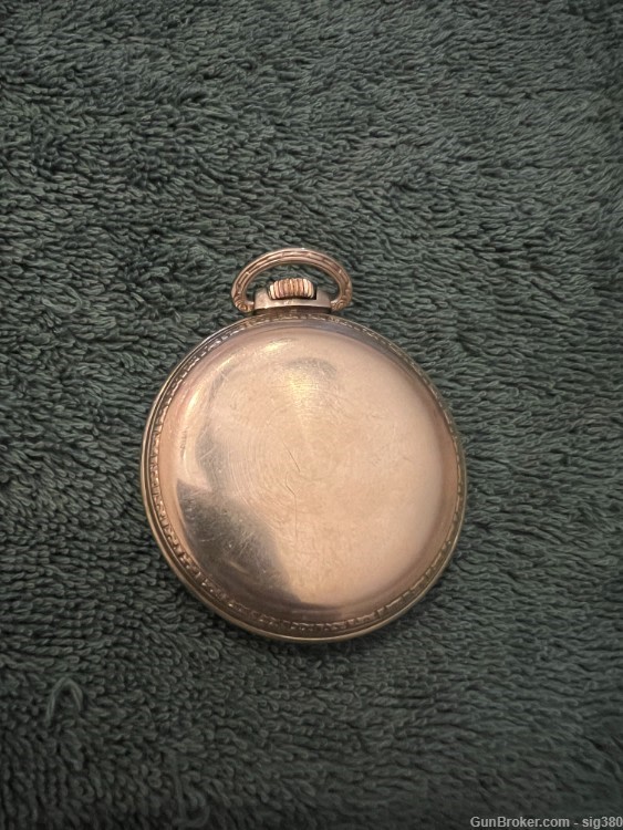 VINTAGE ELGIN SWISS MODEL 324 S16 17J POCKET WATCH, MADE 1960s, RUNNING-img-3