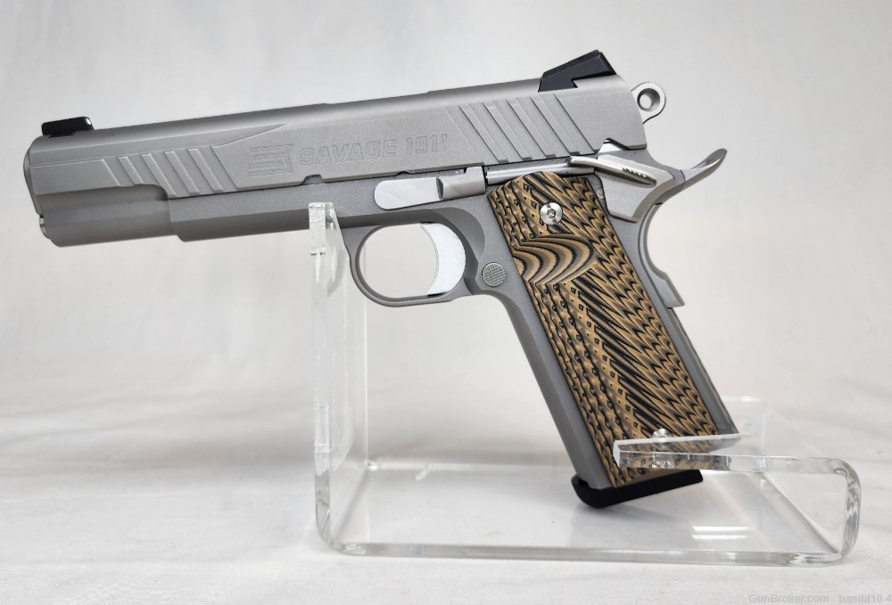 Savage 1911 Government Pistol 45 ACP Stainless 67202, 16698 NEW MODEL! RARE-img-5