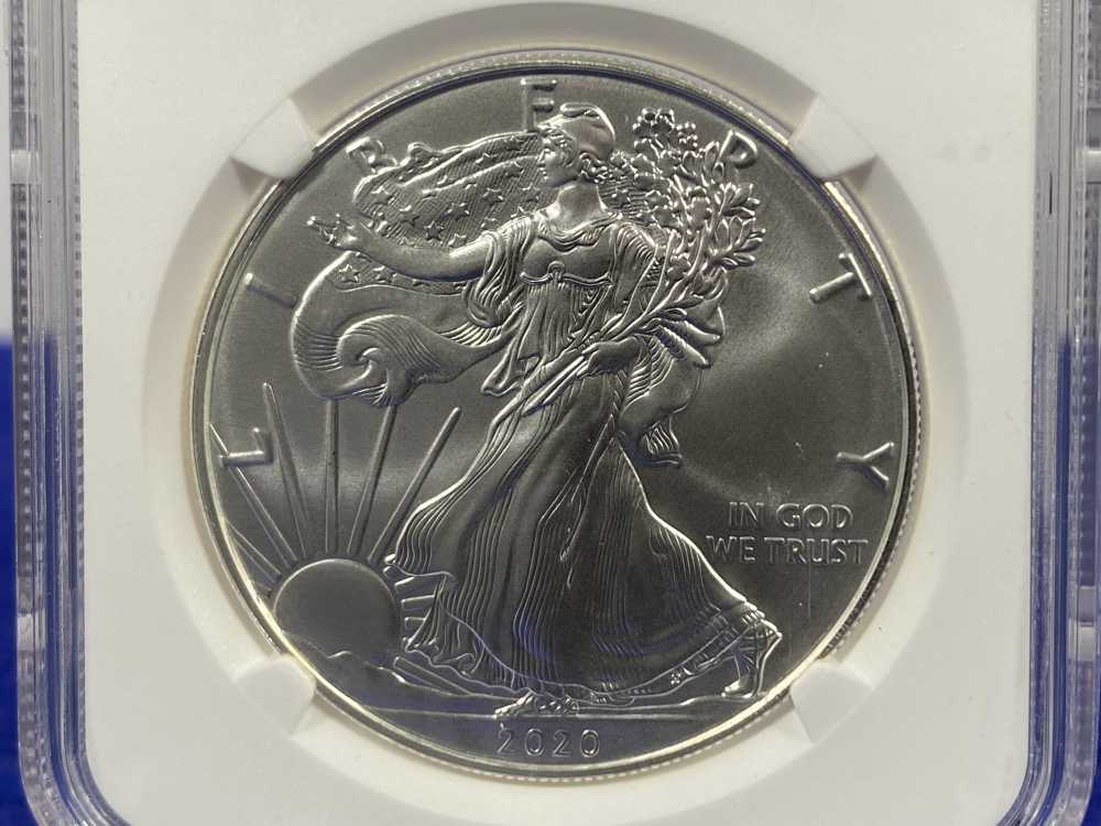 2020 Silver Eagle NGS MS69 *Very Desirable & Sought After* FINE SILVER-img-3
