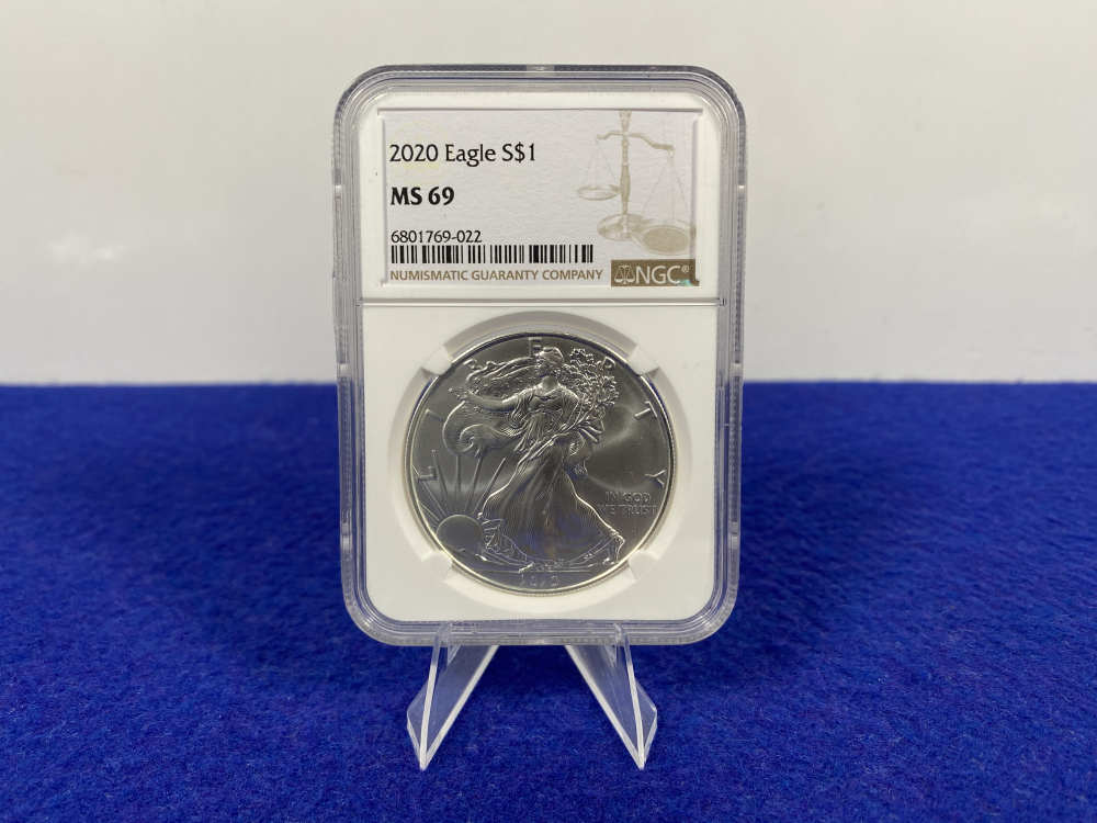 2020 Silver Eagle NGS MS69 *Very Desirable & Sought After* FINE SILVER-img-0