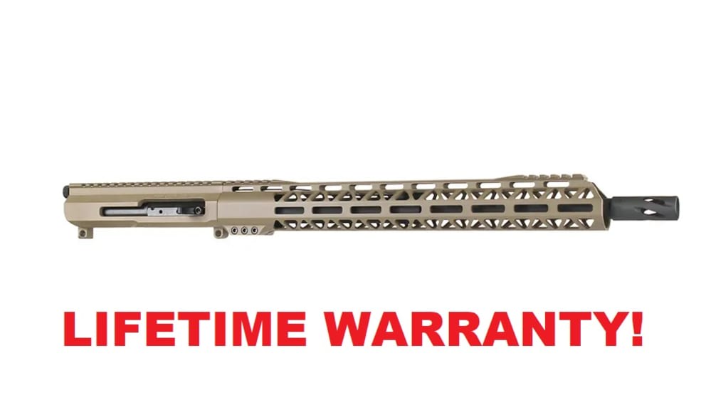 AR-15 .350 Legend 16" Complete FDE Side Charging Upper Receiver with BCG-img-1
