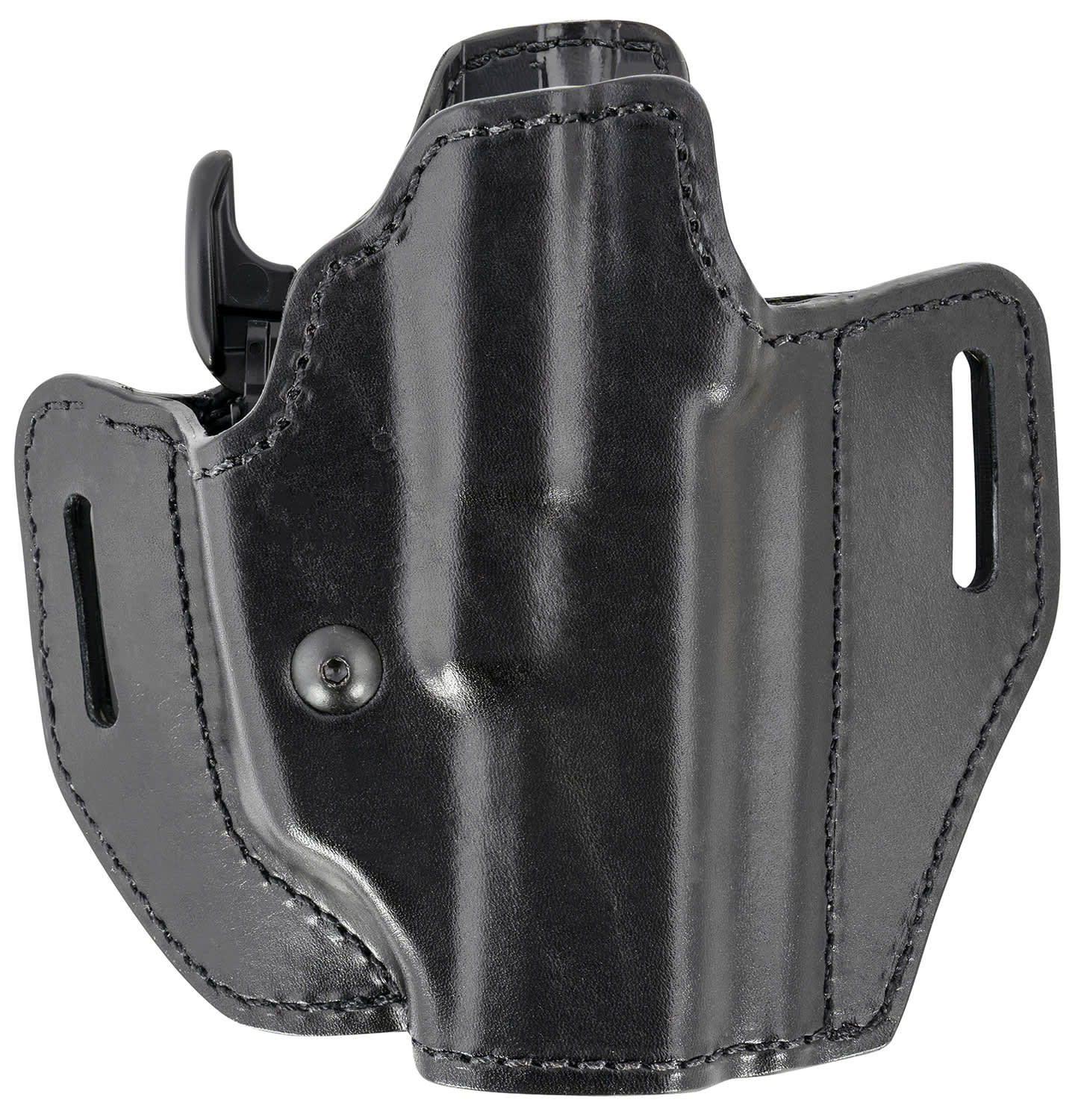 Bianchi 58351 Allusion Assent Pro-Fit OWB Size 13 Black Leather Belt Slide -img-0
