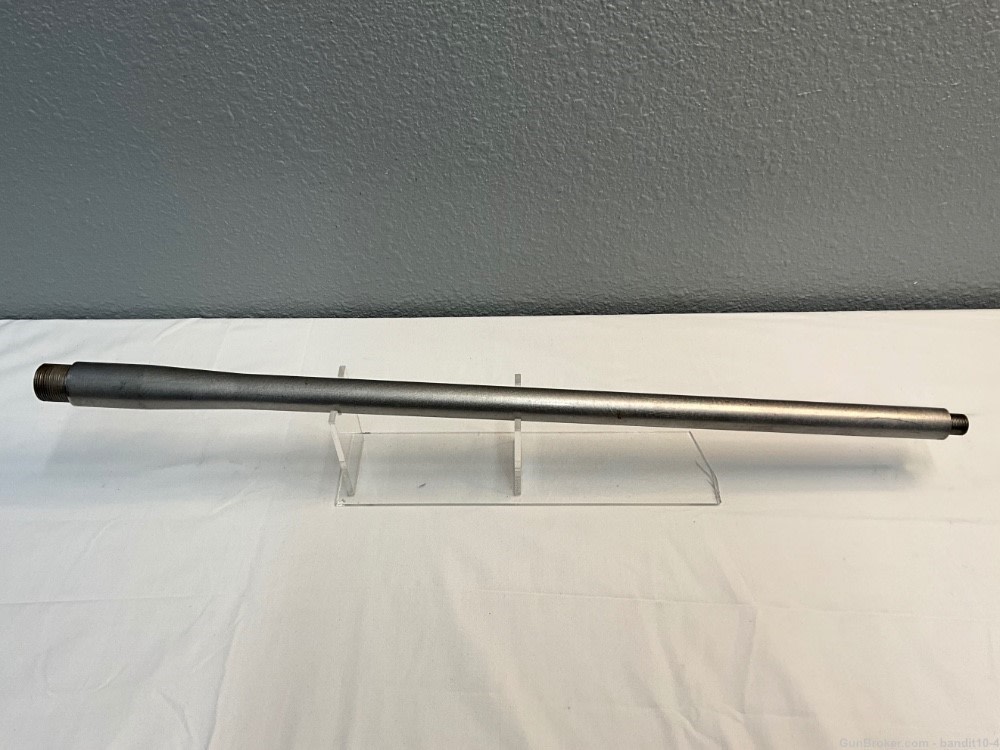 Custom Benchrest - 26” Threaded Steel Barrel - 6CM - Stainless Finish - 090-img-0