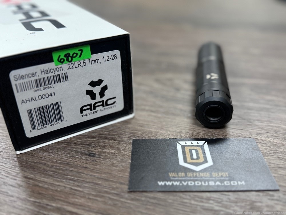 AAC Advanced Armament Corp. Halcyon 22LR, 5.7mm caliber 1/2x28-img-2