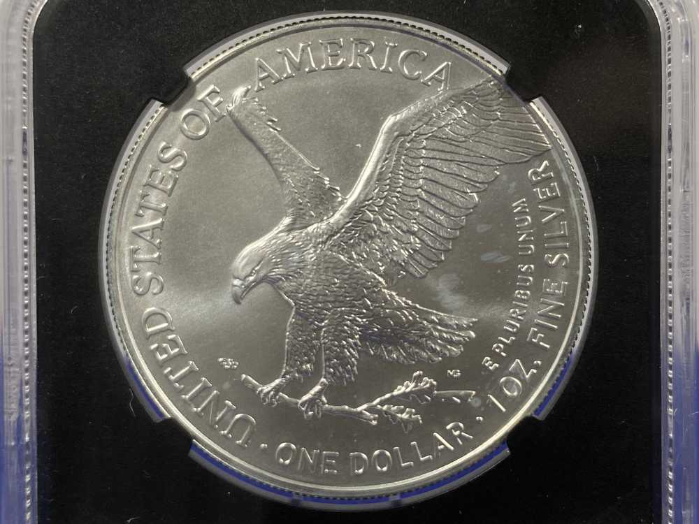 2022 Silver Eagle NGC MS69 *West Point* 1 Troy Ounce EARLY RELEASE EDITION-img-5