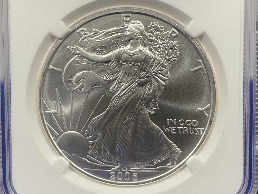 2006 American Silver Eagle NGC MS69 *1 Troy Ounce of .999 FINE SILVER* ASE-img-2