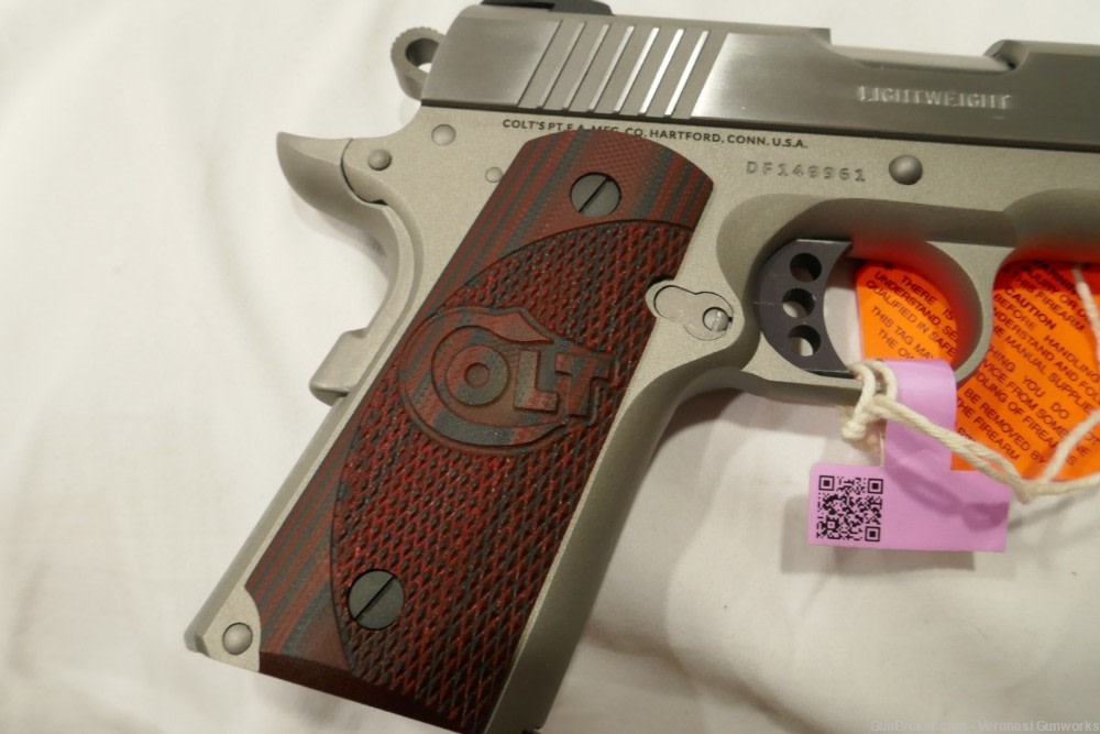 NIB Colt Defender 1911 45 ACP 3" Stainless 1 Magazine O7000XE-img-1
