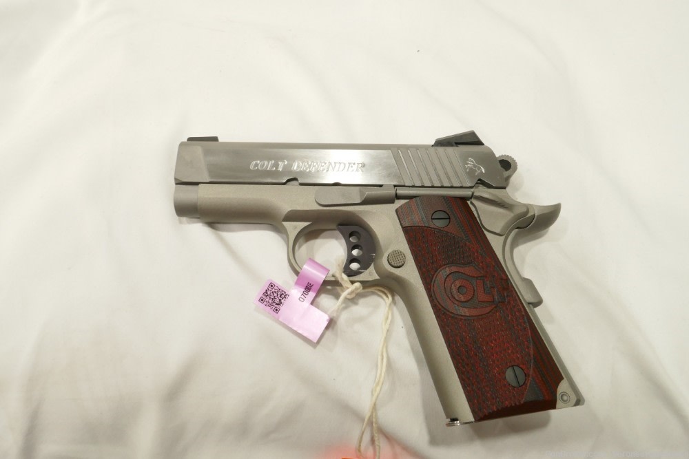 NIB Colt Defender 1911 45 ACP 3" Stainless 1 Magazine O7000XE-img-3