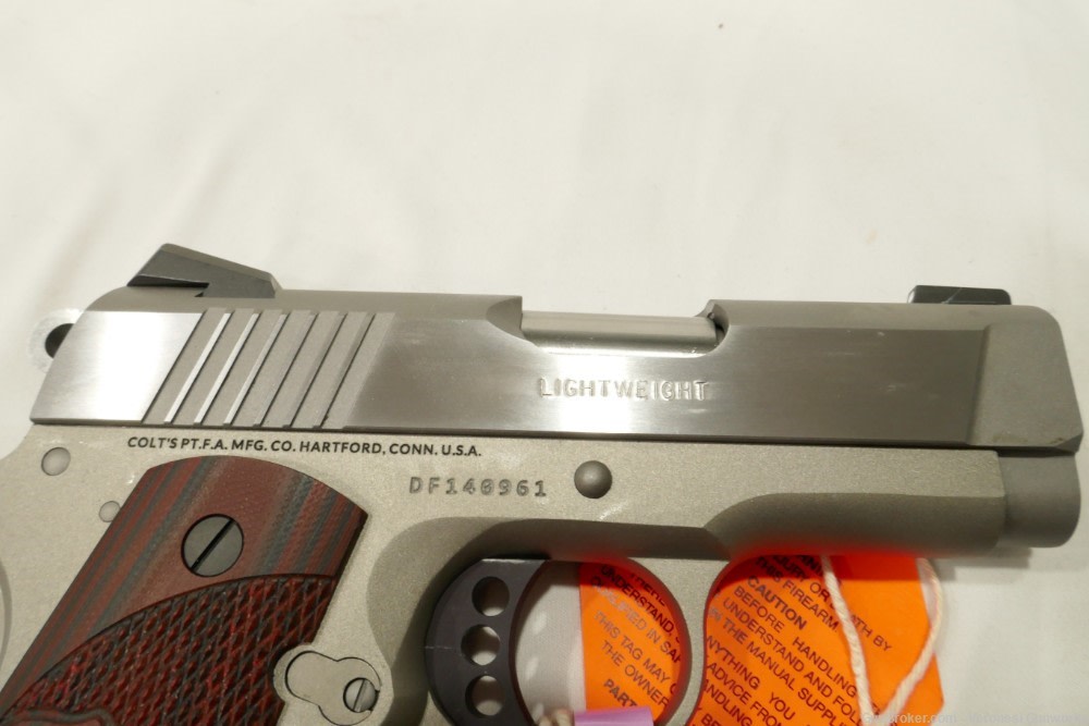 NIB Colt Defender 1911 45 ACP 3" Stainless 1 Magazine O7000XE-img-2