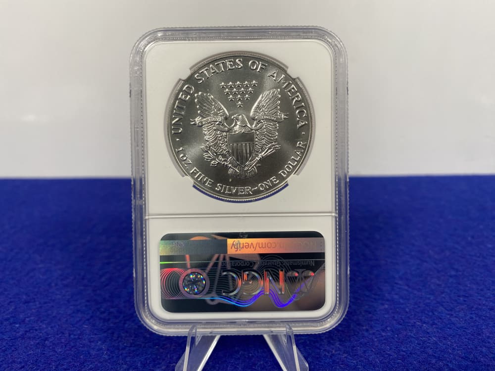 1992 American Silver Eagle NGC MS69 *1 Troy Ounce* -Perfect Investment--img-3