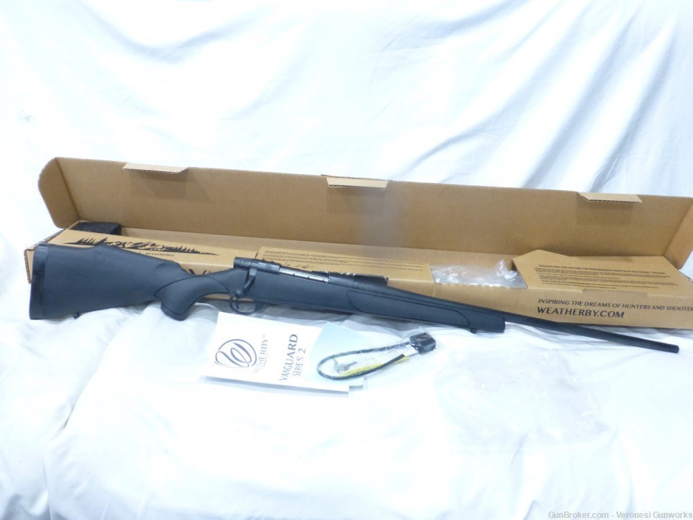 NIB Weatherby Vanguard Obsidian 257 Wby 24" Threaded VTX257WR4T-img-0