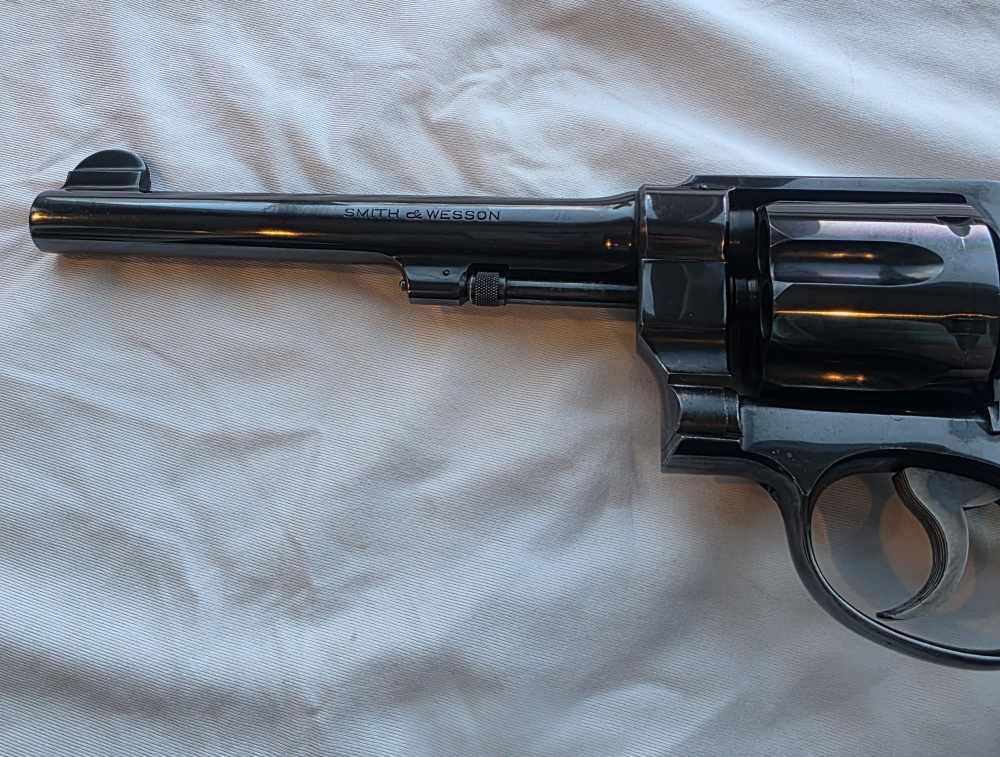 1931 S&W .44 SPL Hand Ejector 2nd Model ABERCROMBIE FITCH Factory Lettered-img-19