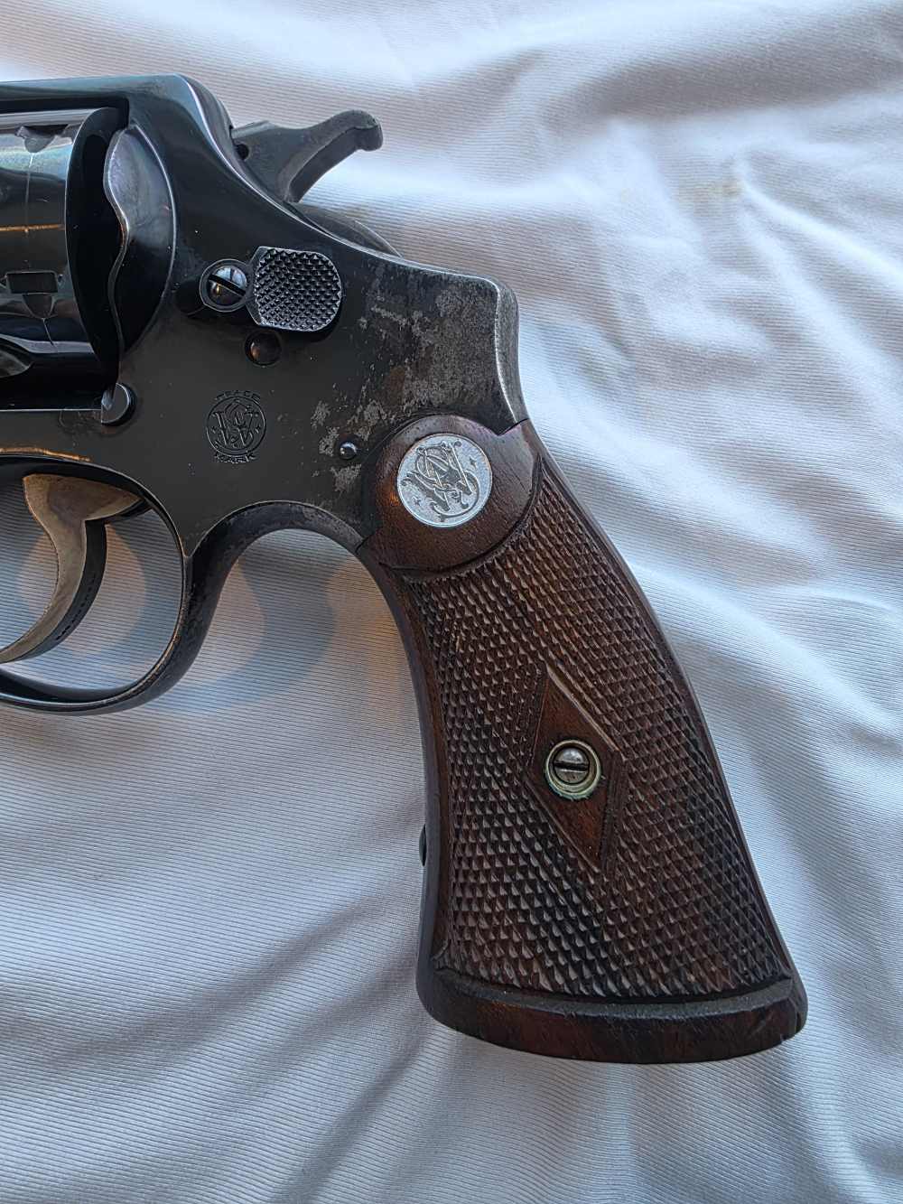 1931 S&W .44 SPL Hand Ejector 2nd Model ABERCROMBIE FITCH Factory Lettered-img-15