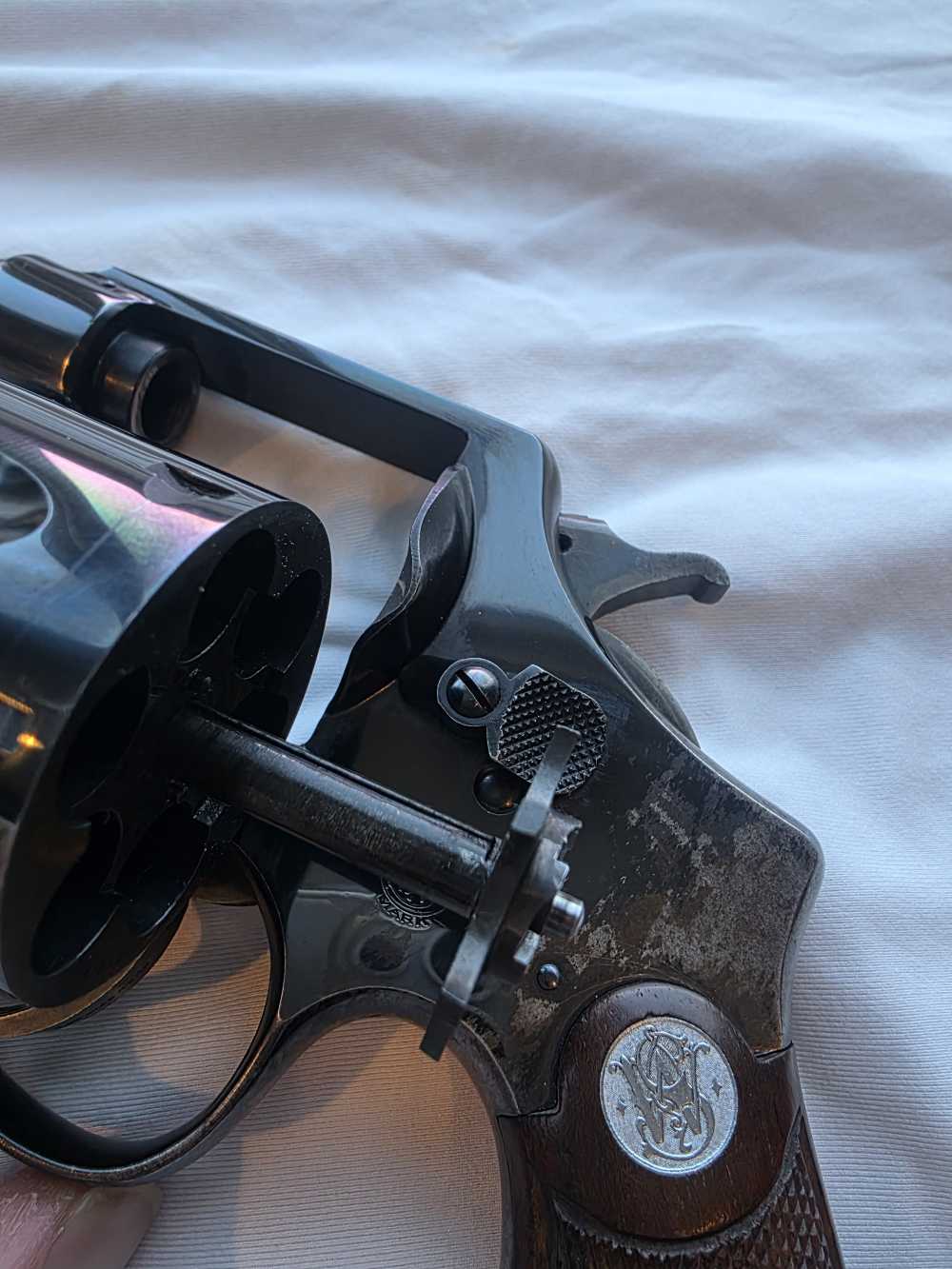 1931 S&W .44 SPL Hand Ejector 2nd Model ABERCROMBIE FITCH Factory Lettered-img-8