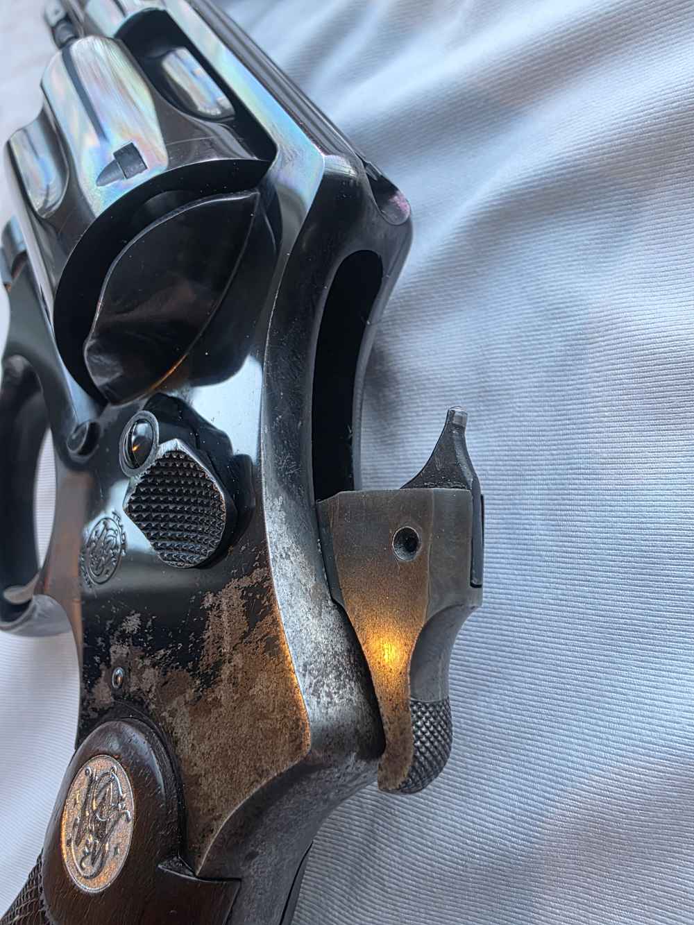 1931 S&W .44 SPL Hand Ejector 2nd Model ABERCROMBIE FITCH Factory Lettered-img-7