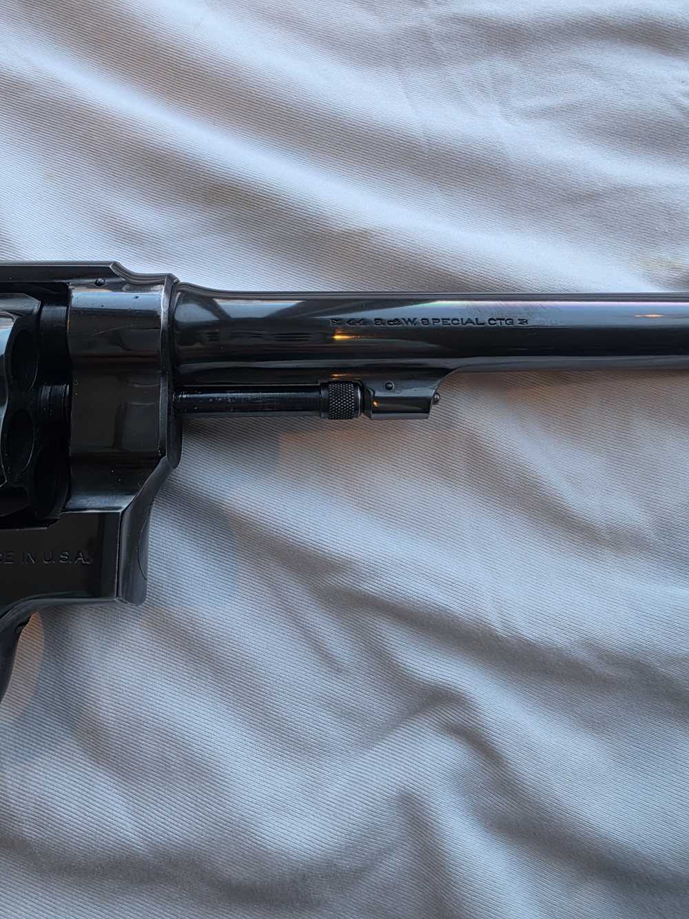 1931 S&W .44 SPL Hand Ejector 2nd Model ABERCROMBIE FITCH Factory Lettered-img-12
