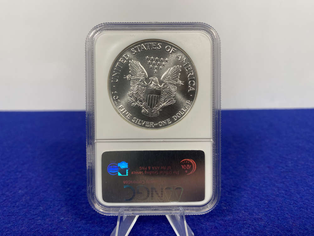 1989 American Silver Eagle NGC MS69 *1 Troy Ounce* -COLLECTABLE--img-3