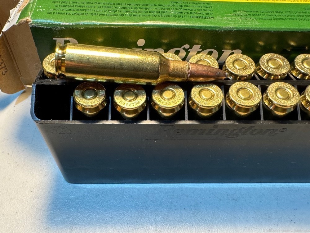 20 rounds Remington 300 Rem SAUM 165 grain Core-Lokt PSP brass cased ammo-img-4