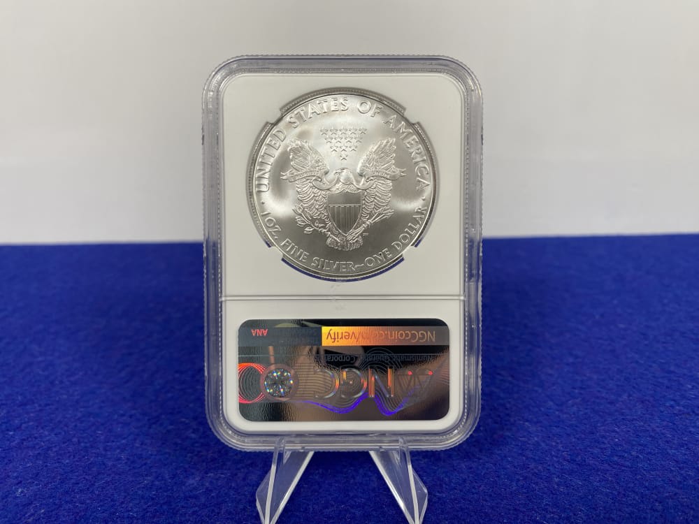 2010 American Silver Eagle NGC MS69 *1 Troy Ounce* .999 PURE SILVER-img-3
