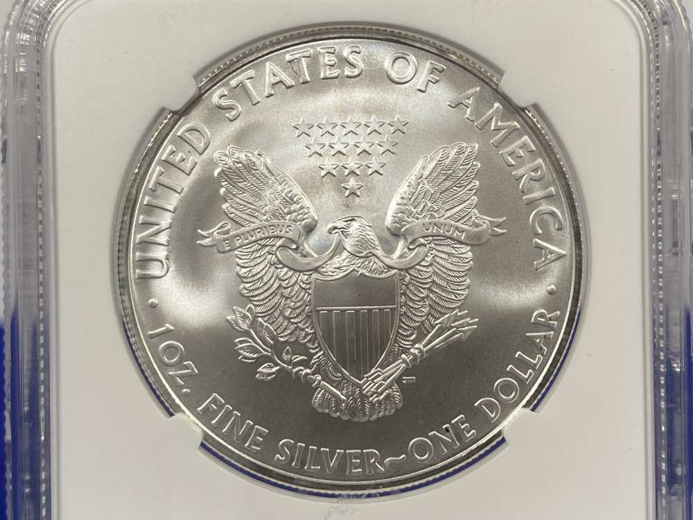 2010 American Silver Eagle NGC MS69 *1 Troy Ounce* .999 PURE SILVER-img-4