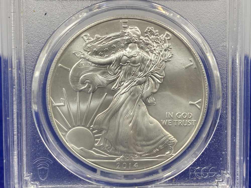 2014 Silver Eagle MS69 *San Fransisco Eagle* 999 FINE SILVER *Collectable*-img-3
