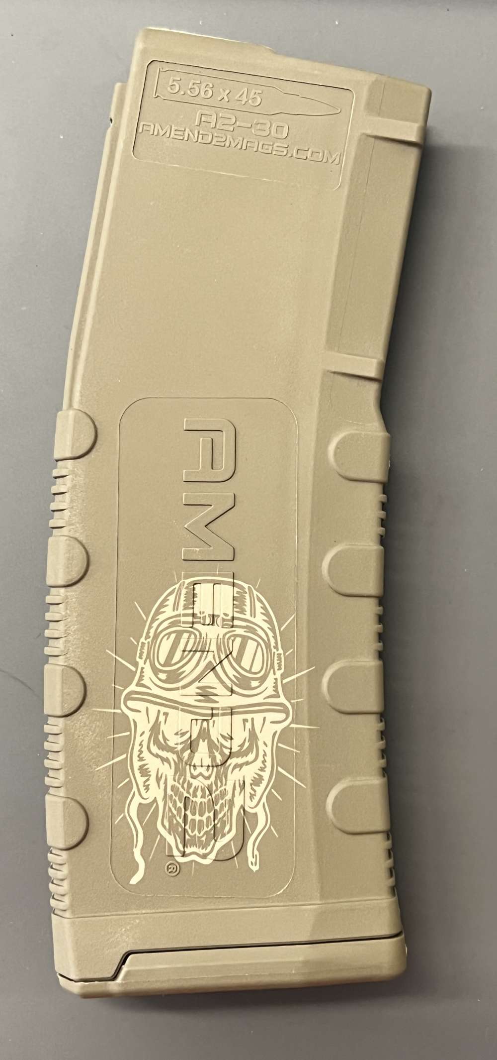 SOLDIER SKELTON LASER ENGRAVED AMERND 2 MOD2 AR15, M4, M16 MAGAZINE-img-1
