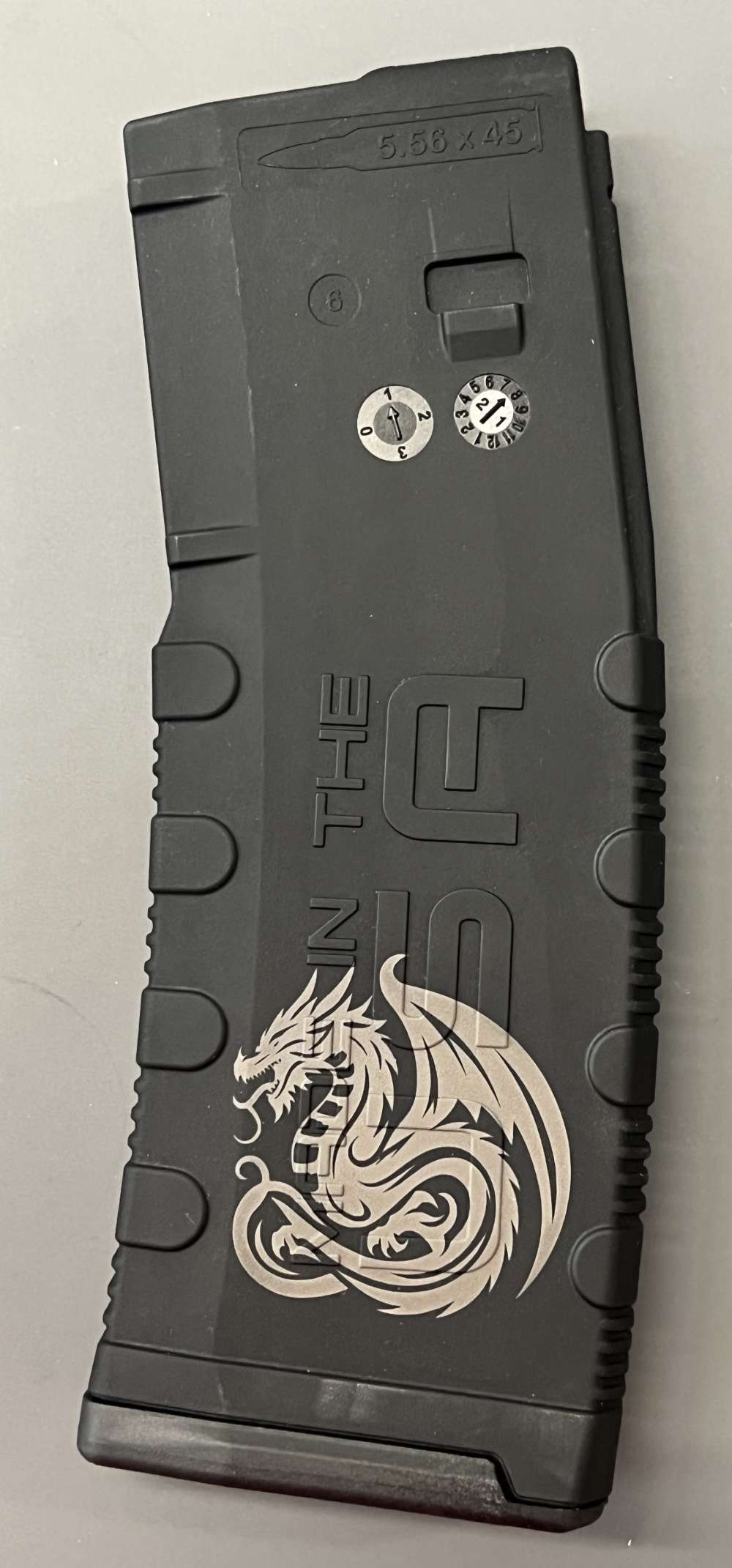 DRAGON LASER ENGRAVED AMERND 2 MOD2 AR15, M4, M16 MAGAZINE-img-0