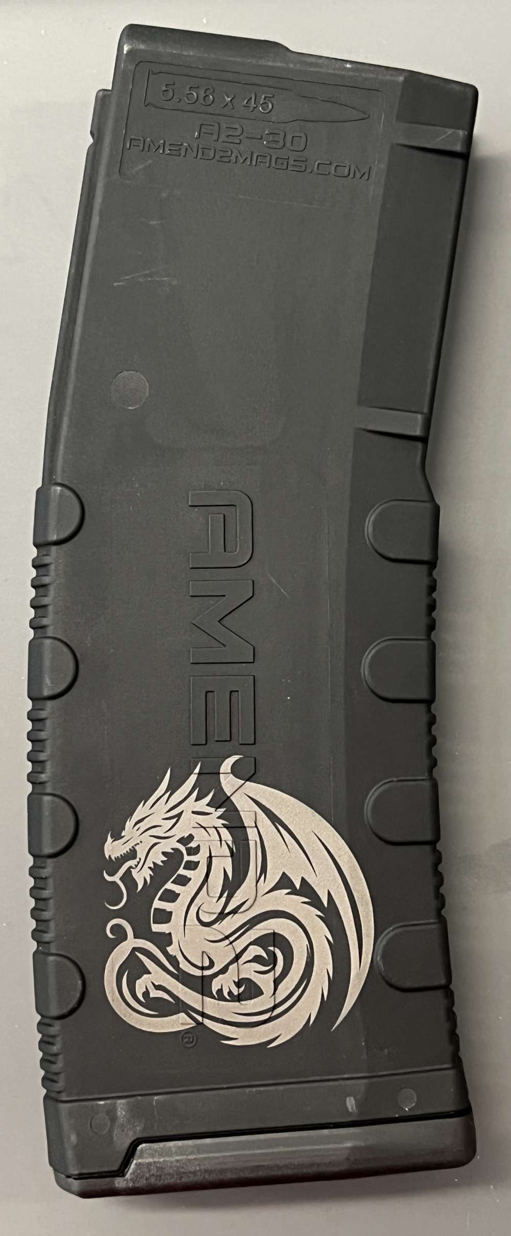 DRAGON LASER ENGRAVED AMERND 2 MOD2 AR15, M4, M16 MAGAZINE-img-1