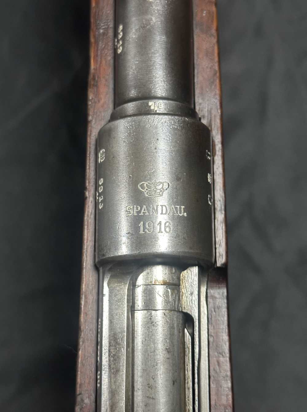 SPECTACULAR! German Gew 98 Spandau 1916 Matching 8mm Mauser 98 Rifle-img-32