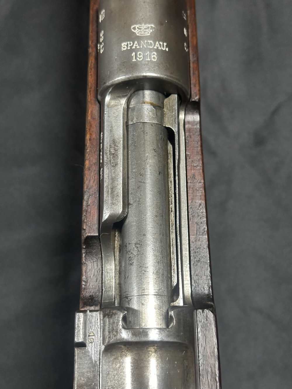 SPECTACULAR! German Gew 98 Spandau 1916 Matching 8mm Mauser 98 Rifle-img-31