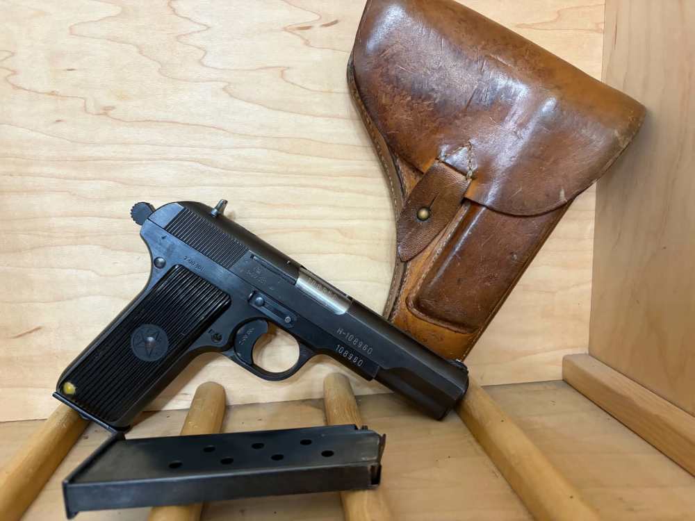 ZASTAVA M57 7.62X25  W/ LEATHER HOLSTER 29893-img-0