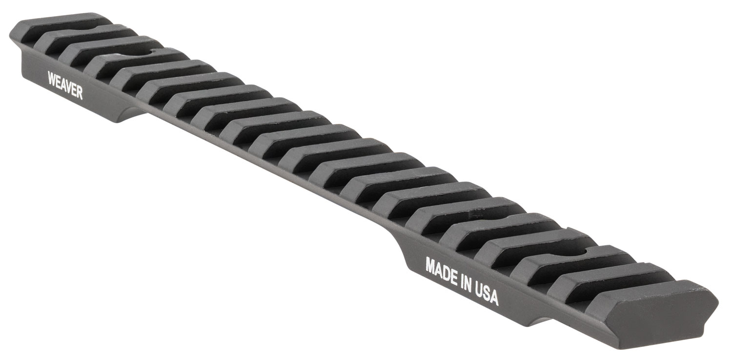 Weaver 99465 Multi-Slot Base for Savage 110 Long Action - Black Aluminum-img-0