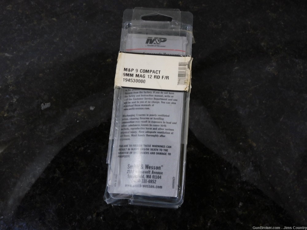 Smith & Wesson  M&P 9 Compact 9mm 12 Round Magazine-img-1