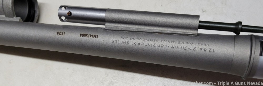 Benelli M4 H20 12ga 18.5in titanium cerakote pistol grip stock 11794-img-8
