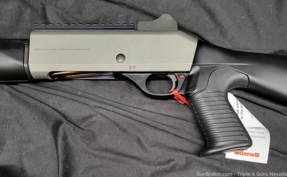 Benelli M4 H20 12ga 18.5in titanium cerakote pistol grip stock 11794-img-21